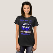 Dinosaur Faith Hope Love WEST NILE VIRUS Awareness T-shirt (Voorkant volledig)