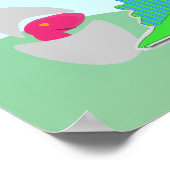 Dinosaur Familie zegt Rawr! Poster (Hoek)