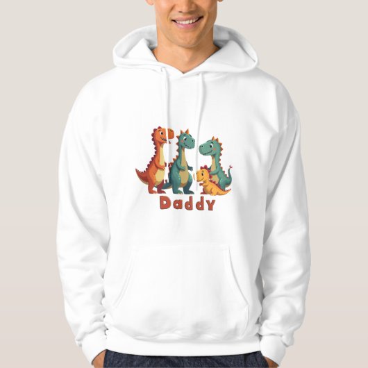 Dinosaur Family Hoodie (papa) (Voorkant)