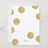 Dinosaur Faux Gold Pink Fun Cute Girl Kinder Kaart (Achterkant)