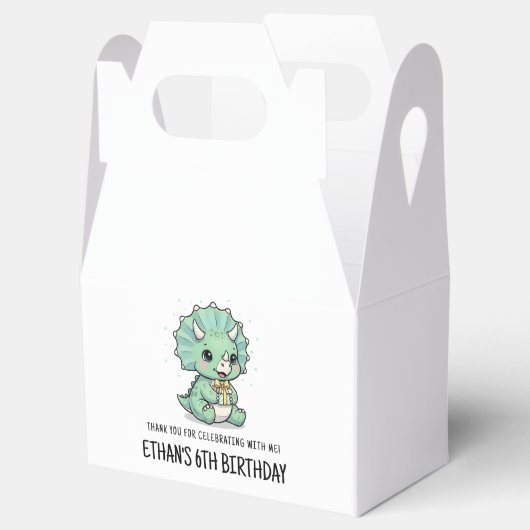 Dinosaur Favor Boxes - You Personalize Them Bedankdoosjes (Geopend)