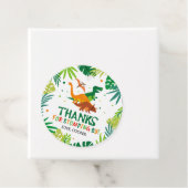 Dinosaur Favor Tag, Dinosaur Birthday Label (In situ)