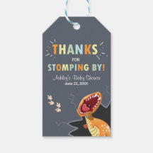 Dinosaur Favor Tags Dinosaur Baby shower Boy Dino