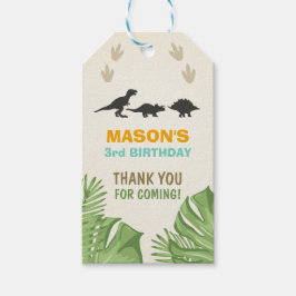 Dinosaur Favor Tags Dinosaur Birthday Party Cadeaulabel