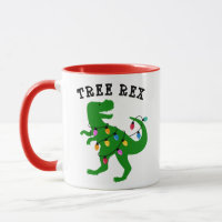 Dinosaur-feestdag: Rex-kerstboom