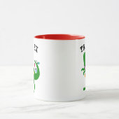 Dinosaur-feestdag: Rex-kerstboom Mok (Midden)