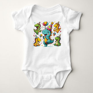 Dinosaur Feestje Romper
