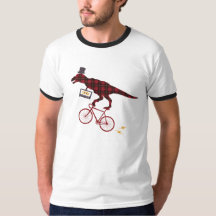 Dinosaur-fietsshirt voor tapes mengen