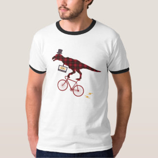 Dinosaur-fietsshirt voor tapes mengen t-shirt