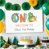 Dinosaur First Birthday Party Welkom Spandoek