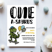 Dinosaur First Birthday, Skateboard Dinos 1 st  Kaart