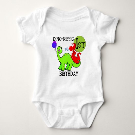 Dinosaur First Birthday Tshirts and Gifts (Voorkant)