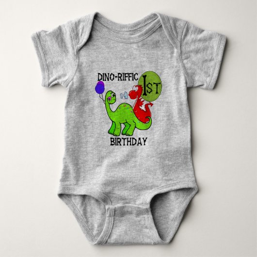 Dinosaur First Birthday Tshirts and Gifts (Voorkant)