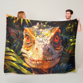 Dinosaur Fleece Deken