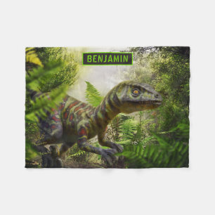 Dinosaur Fleece Deken