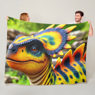 Dinosaur Fleece Deken