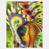 Dinosaur Fleece Deken (Voorkant)