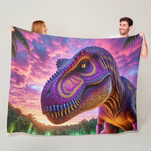 Dinosaur Fleece Deken (In situ)