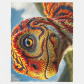 Dinosaur Fleece Deken (Voorkant)