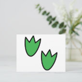 Dinosaur Footprint Briefkaart (Staand voorkant)