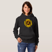 Dinosaur  For Women Men rex Animal Sunflower Hoodie (Voorkant volledig)