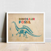 Dinosaur Fossiel 6 Poster