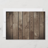 Dinosaur fossiel graffuotfotouitnodiging kaart (Achterkant)