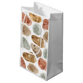 Dinosaur fossiel kind verjaardagsfeestje cadeauzak klein cadeauzakje (Achterkant Gekanteld)