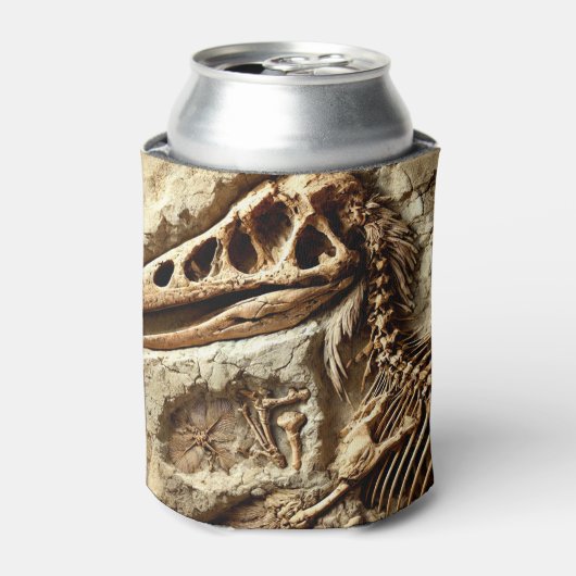Dinosaur Fossil Blikjeskoeler (Blikje Voorkant)