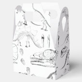 Dinosaur Fossil Botten Patroon Bedankdoosjes (Geopend)