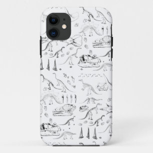 Dinosaur Fossil Botten Patroon Case-Mate iPhone Case