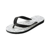 Dinosaur Fossil Botten Patroon Kinder Teenslippers (Schuin)