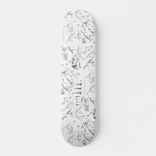 Dinosaur Fossil Botten Patroon Persoonlijk Skateboard