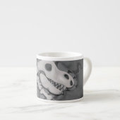 Dinosaur Fossil Cartoon Espresso Kop (Voorkant rechts)