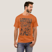 Dinosaur Fossils TRex Paleontology  gift T-shirt (Voorkant volledig)