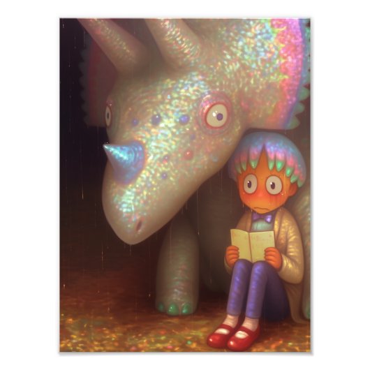 Dinosaur Foto Afdruk (Voorkant)