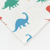 Dinosaur-fotosjabloon Fleece Deken (Hoek)