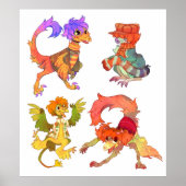 Dinosaur Fraggle Rock Poster (Voorkant)