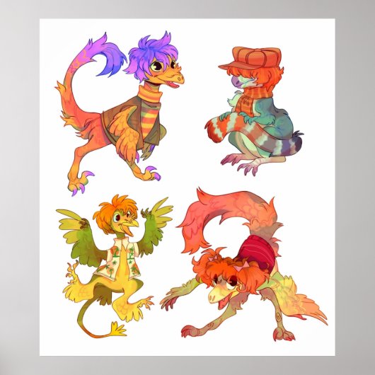 Dinosaur Fraggle Rock Poster (Voorkant)