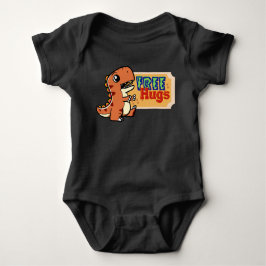 Dinosaur Free Hugs Baby/peuter/kinder Apparel Romper