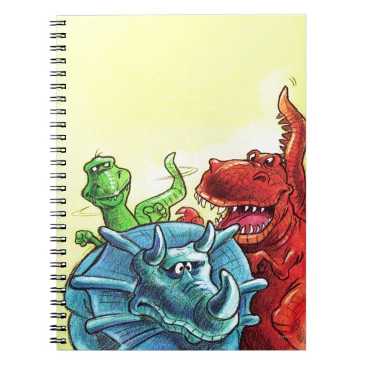 Dinosaur Friends Notitieboek (Voorkant)