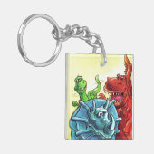 Dinosaur Friends Sleutelhanger (Voorkant Links)