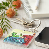 Dinosaur Friends Sleutelhanger (Voorkant Rechts)