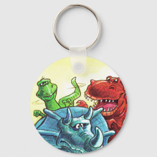 Dinosaur Friends Sleutelhanger