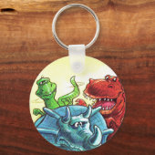 Dinosaur Friends Sleutelhanger (Voorkant)