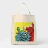 Dinosaur Friends Tote Bag (Voorkant)