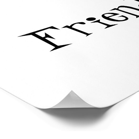 Dinosaur Friendship Poster (Hoek)