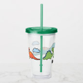 Dinosaur Fun Acryl Drinkbeker (Rechts)