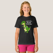Dinosaur Fun Broken Arm Sympathie Birthday Daughte T-shirt (Voorkant volledig)