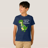 Dinosaur Fun Broken Arm Sympathie T-shirt (Voorkant volledig)